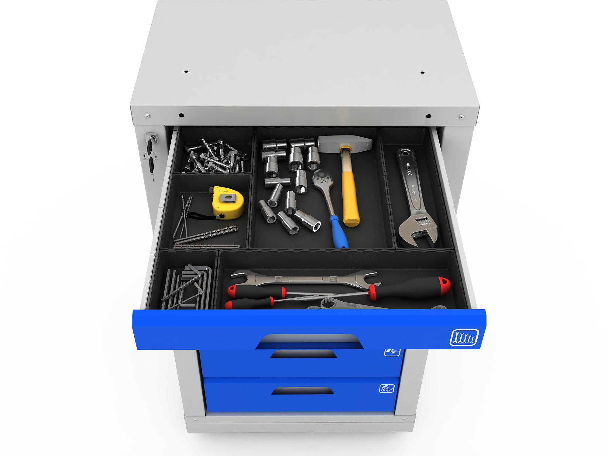 ER-00022638 Тумба станочная WOKER PRO 02 SF 830x600x685 мм