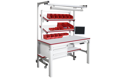 Стол СППС-КП с подкатной стойкой