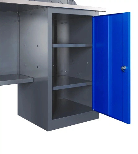 SLF 181.57.2 Стол-верстак универсальный, двухтумбовый 855x1800x500 мм