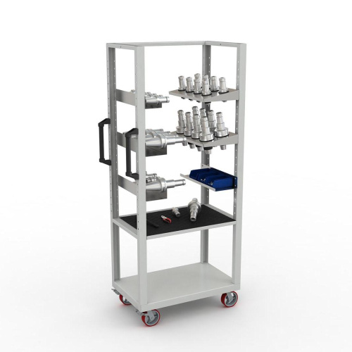 Тележка для инструмента к станкам с ЧПУ CAR-TOOL TV-1.2 (открытая)