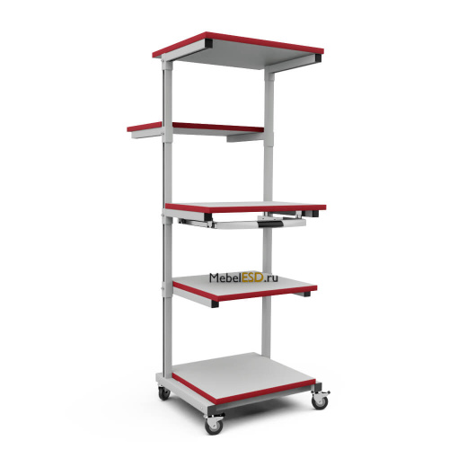 СМО Стойка подкатная для оборудования 1650х500х600 мм